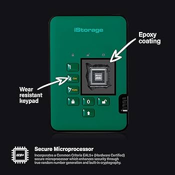 Amazon | iStorage diskAshur2 SSD - 安全なポータブルソリッド